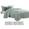 Alice 5 Piece Microfiber Queen Comforter Set The Urban Port Sea Green By Casagear Home BM277181