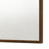 Noe 40 Inch Modern Wall Mirror Sleek Wood Frame Walnut Veneer By Casagear Home BM279246