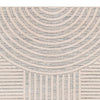 5 x 7 Modern Area Rug Simple Geometric Design Soft Fabric Cream Gray By Casagear Home BM280133