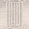 5 x 7 Modern Area Rug Simple Geometric Design Soft Fabric Cream Gray By Casagear Home BM280133