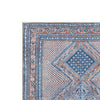 Nia 5 x 7 Soft Area Rug Ornate Border Medium Cornflower Blue By Casagear Home BM280178