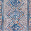 Nia 5 x 7 Soft Area Rug Ornate Border Medium Cornflower Blue By Casagear Home BM280178