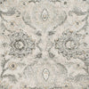 Aza 5 x 7 Floor Area Rug Damask Floral 9mm Medium Sage Green Cream By Casagear Home BM280205