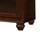 58 Inch Wood TV Entertainment Media Console 2 Door 2 Open Shelves Walnut By Casagear Home BM280278