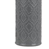 29 Inch Accent Table Lamp Set of 2 Tall Cylinder Ball Finial Accent Gray By Casagear Home BM282155