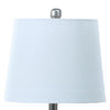 22 Inch Accent Table Lamp Cactus Designed Body Metal Base Blue White By Casagear Home BM283268