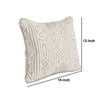 12 x 16 Square Linen Accent Throw Pillow Tribal Accent Piped Edges Ivory By Casagear Home BM283664