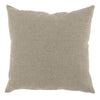 20 Inch Square Linen Accent Throw Pillow Foil Design Floral Beige Gold By Casagear Home BM283670