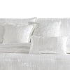 Jay 7 Piece Queen Comforter Set White Polyester Velvet Deluxe Texture By Casagear Home BM283890