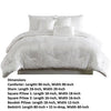 Jay 7 Piece Queen Comforter Set White Polyester Velvet Deluxe Texture By Casagear Home BM283890