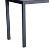 Carlo 80 Inch Outdoor Bar Table Cast Aluminum Powder Coated Slate Gray By Casagear Home BM284156