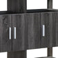 47 Inch Serving Cabinet Buffet Sideboard Console 2 Shelves 3 Doors Gray By Casagear Home BM284378