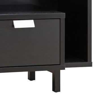 Jett 47 Inch TV Entertainment Console 2 Drawers 2 Shelves U Legs Brown By Casagear Home BM284411