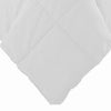 Beth Reversible Microfiber Twin Comforter Squared Stitching Pure White By Casagear Home BM284434