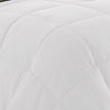 Beth Reversible Microfiber Queen Comforter Squared Stitching White Gray By Casagear Home BM284437