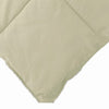 Beth Reversible Microfiber King Comforter Squared Stitching Ivory Beige By Casagear Home BM284441