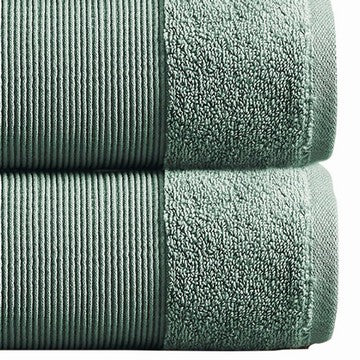 Indy Modern 6 Piece Cotton Towel Set Softly Textured Design Turquoise By Casagear Home BM284478