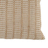 14 x 20 Lumbar Accent Throw Pillow Basket Jute Handwoven Pattern Beige By Casagear Home BM284486