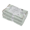 Noa 6 Piece Soft Egyptian Cotton Towel Set Solid Damask Trim Slate Gray By Casagear Home BM284599