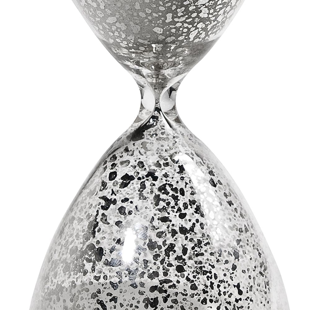 Doug 10 Inch Decorative 60 Minute Hourglass Table Accent Decor White Sand By Casagear Home BM284941