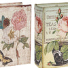 Anya Set of 4 Artisanal Boxes for Accessories Book Inspired Look Floral By Casagear Home BM284994