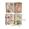 Anya Set of 4 Artisanal Boxes for Accessories Book Inspired Look Floral By Casagear Home BM284994