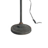 67 Inch Iron Floor Lamp Adjustable Length Arm Industrial Antique Black By Casagear Home BM285020