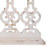 32 Inch Console Table Fir Wood Traditional Scrollwork Antique White By Casagear Home BM285142