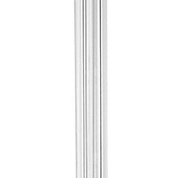 17 Inch Tall Pillar Candle Holder Glass Classic Clean Lined Finish Clear By Casagear Home BM285267