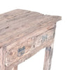 32 Inch Rustic Kitchen Island Table 2 Drawers Distressed White Wood By Casagear Home BM285389