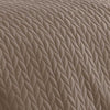 Eva 3 Piece Queen Microfiber Reversible Coverlet Set Quilted Blue Brown By Casagear Home BM285605