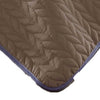 Eva 3 Piece King Microfiber Reversible Coverlet Set Quilted Blue Brown By Casagear Home BM285606