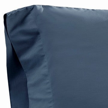 Ivy 4 Piece King Size Cotton Ultra Soft Bed Sheet Set Prewashed Dark Blue By Casagear Home BM285647