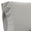 Ivy 4 Piece California King Size Cotton Sheet Set Prewashed Light Gray By Casagear Home BM285651