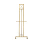 57 Inch Easel Stand Gold Iron Frame Free Standing for an Artists Touch By Casagear Home BM285911