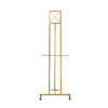 57 Inch Easel Stand Gold Iron Frame Free Standing for an Artists Touch By Casagear Home BM285911