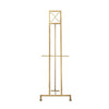 70 Inch Easel Stand Gold Iron Frame Free Standing Large By Casagear Home BM285934