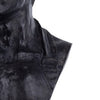 11 Inch Resin Atticus Bust Statue in Hand Painted Modern Matte Black FInish By Casagear Home BM286135