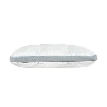 Beda 18 x 27 Queen Size Memory Foam Pillow Fire Retardant Material White By Casagear Home BM286389