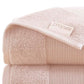 Lyra 2 Piece Ultra Soft Towel Set Cotton Absorbent Texture Blush Pink By Casagear Home BM287484