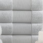 Lyra 18 Piece Ultra Soft Towel Set Absorbent Textured Cotton Yarn Gray By Casagear Home BM287498