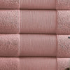 Lyra 18 Piece Ultra Soft Towel Set Absorbent Textured Cotton Yarn Pink By Casagear Home BM287499