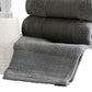 Lyra 18 Piece Ultra Soft Towel Set Absorbent Textured Cotton Charcoal By Casagear Home BM287519