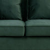 Zion 53 Inch Accent Loveseat Nailhead Trim Button Tufted Green Velvet By Casagear Home BM287658