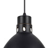 Nico 10 Inch Modern Pendent Light with Bronze Metal Shade Clean SIlhouette By Casagear Home BM287704