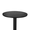 Keli 43 Inch Outdoor Bar Table Black Aluminum Frame Foldable Design By Casagear Home BM287740