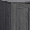 47 Inch Serving Cabinet Buffet Sideboard Console 4 Doors 6 Shelves Gray By Casagear Home BM293558