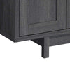 47 Inch Serving Cabinet Buffet Sideboard Console 4 Doors 6 Shelves Gray By Casagear Home BM293558