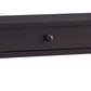 Dax 47 Inch Modern Console Table with Drawer and Mini Shelves Wood Brown By Casagear Home BM293576