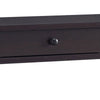 Dax 47 Inch Modern Console Table with Drawer and Mini Shelves Wood Brown By Casagear Home BM293576